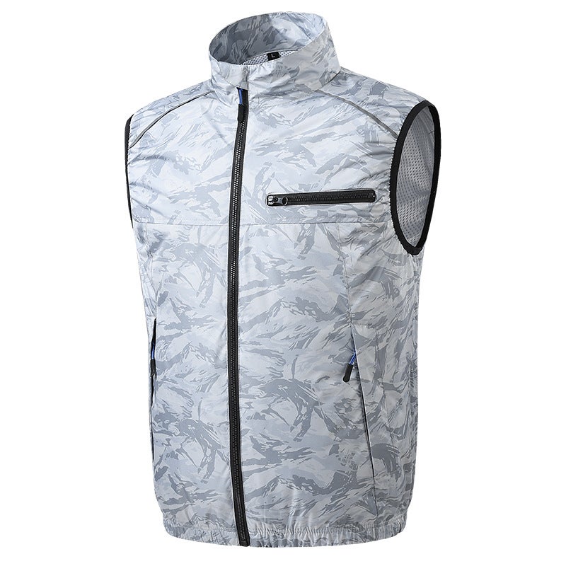 Summer Outdoor Heatstroke Prevention Work Clothes New Usb Charging Fan Clothes Cooling Smart Air Conditioning Clothes Tide - Image 5